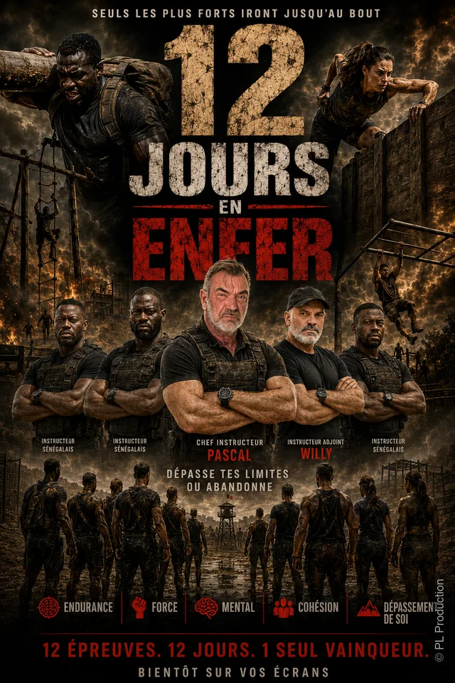 ملصق برنامج اثنا عشر يوماً في الجحيم