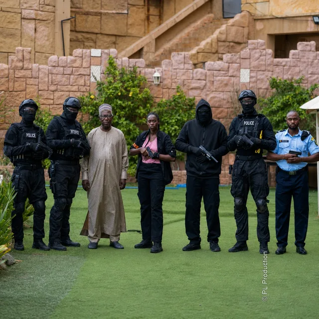 On the set of Yaranka, Dakar Noir.