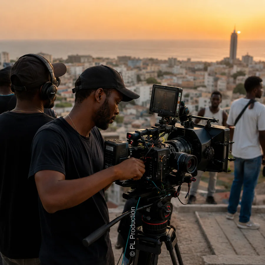 تصوير PL Production في داكار عند الغروب